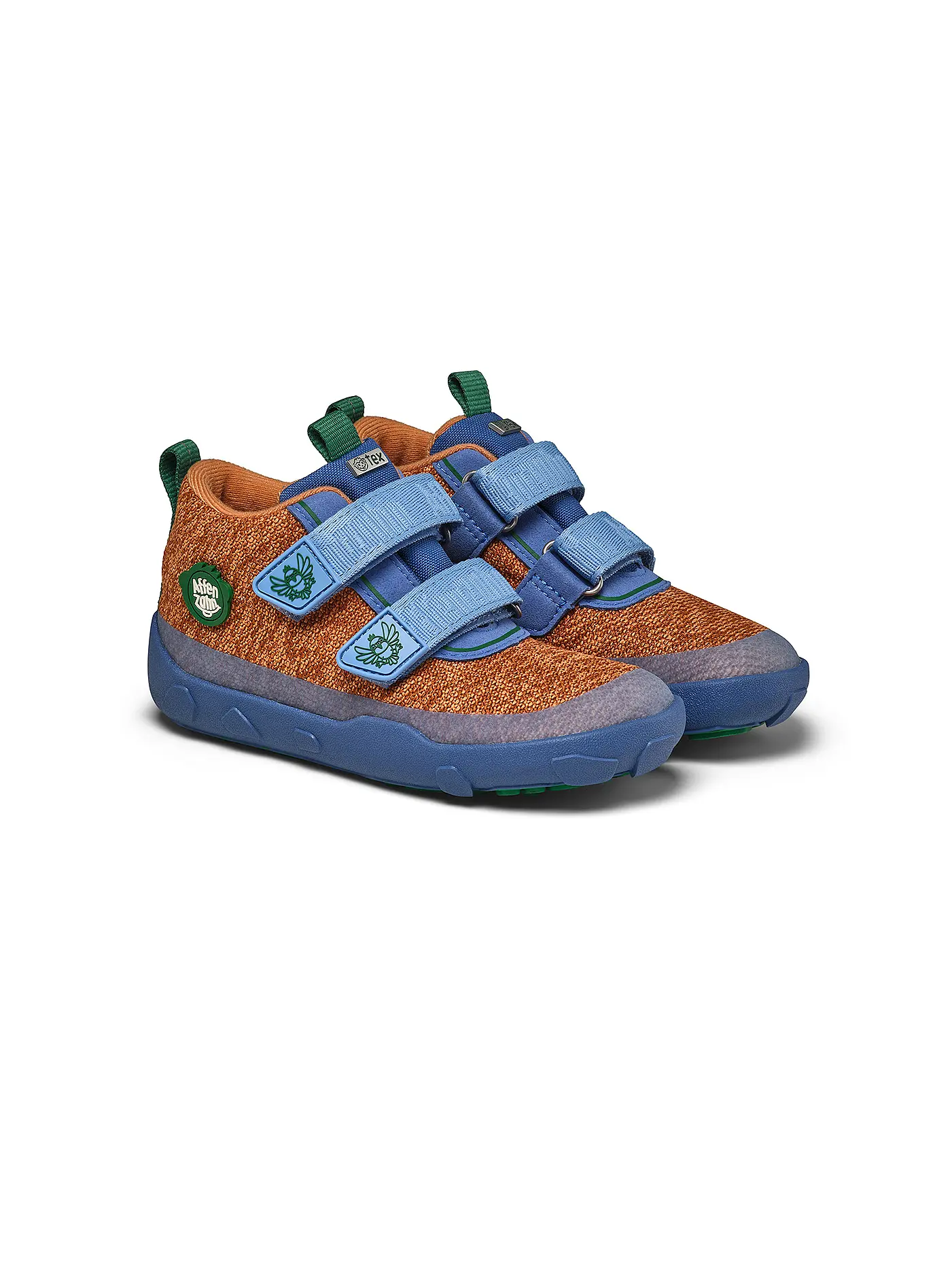 AFFENZAHN | Kinder Barfußschuhe - Übergangsschuhe KNIT HAPPY Paradiesvogel | 